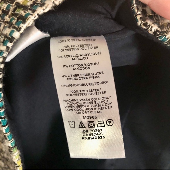 LOFT Multicolored Tweed Mini Skirt - Picture 9 of 9